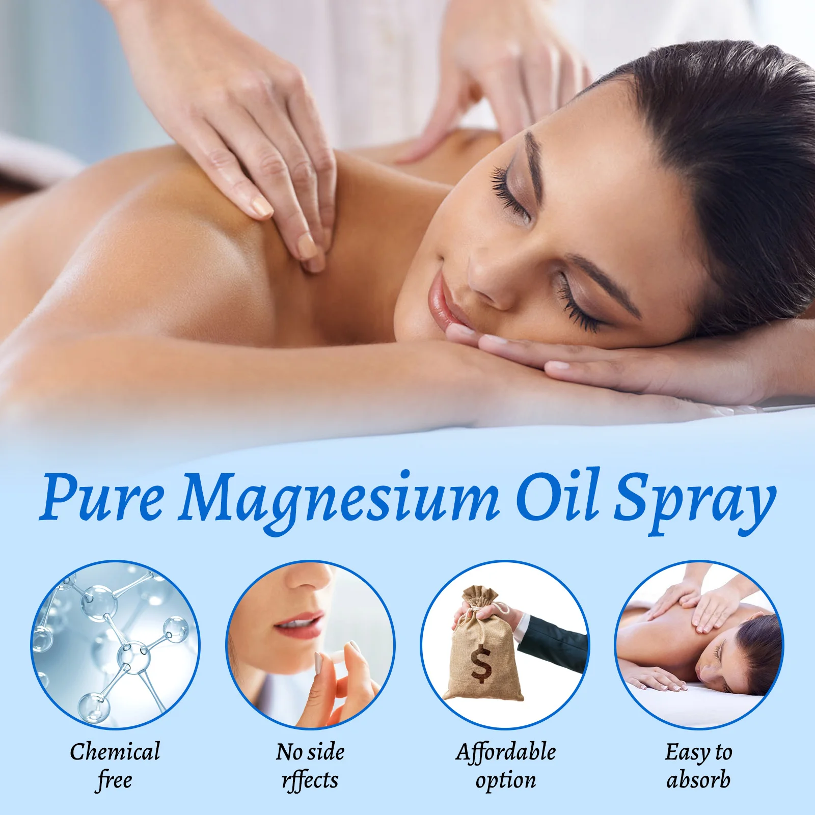 Spray de Óleo de Magnésio 60ml - Bath Salts Magnesium avaliação e preço