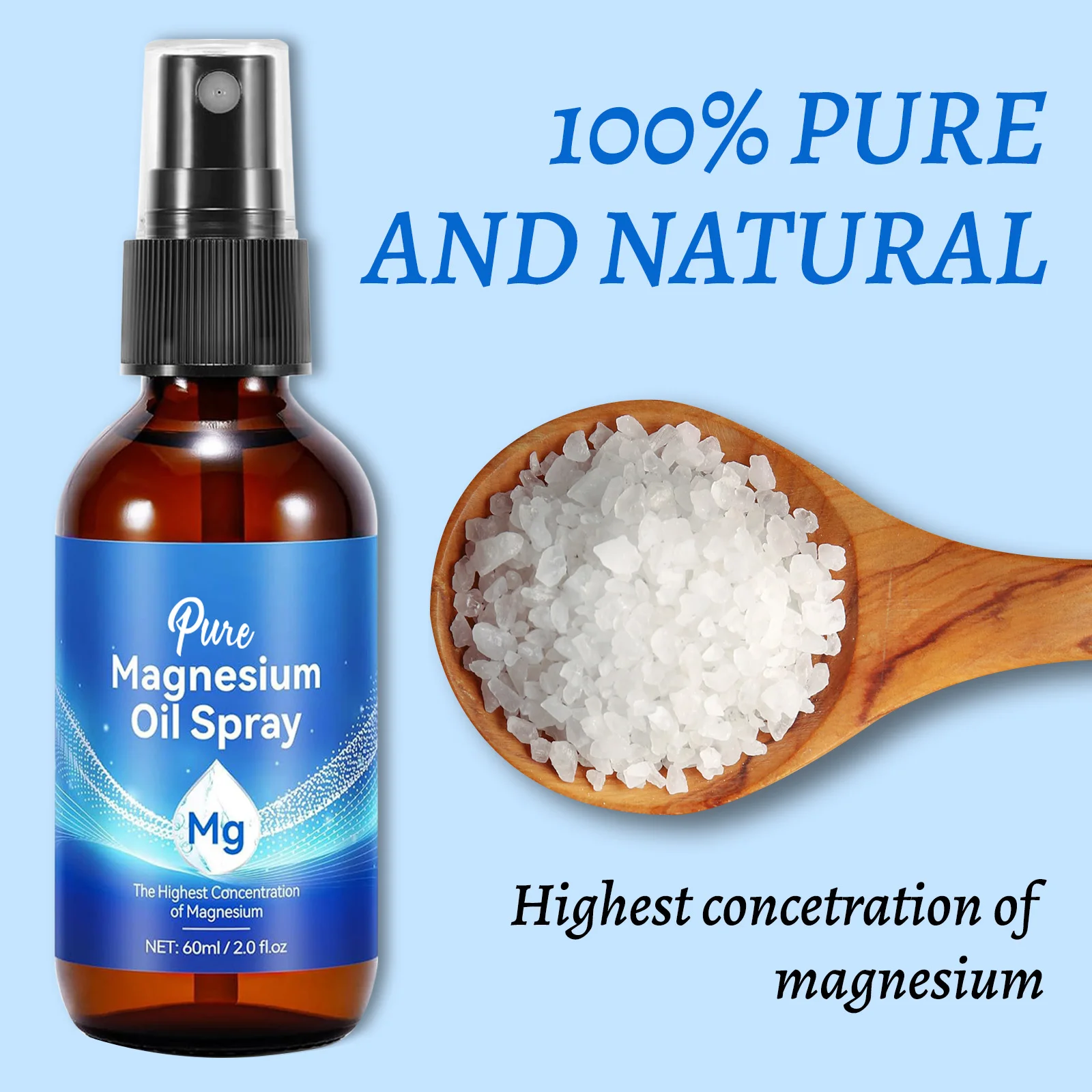 Spray de Óleo de Magnésio 60ml - Bath Salts Magnesium avaliação e preço