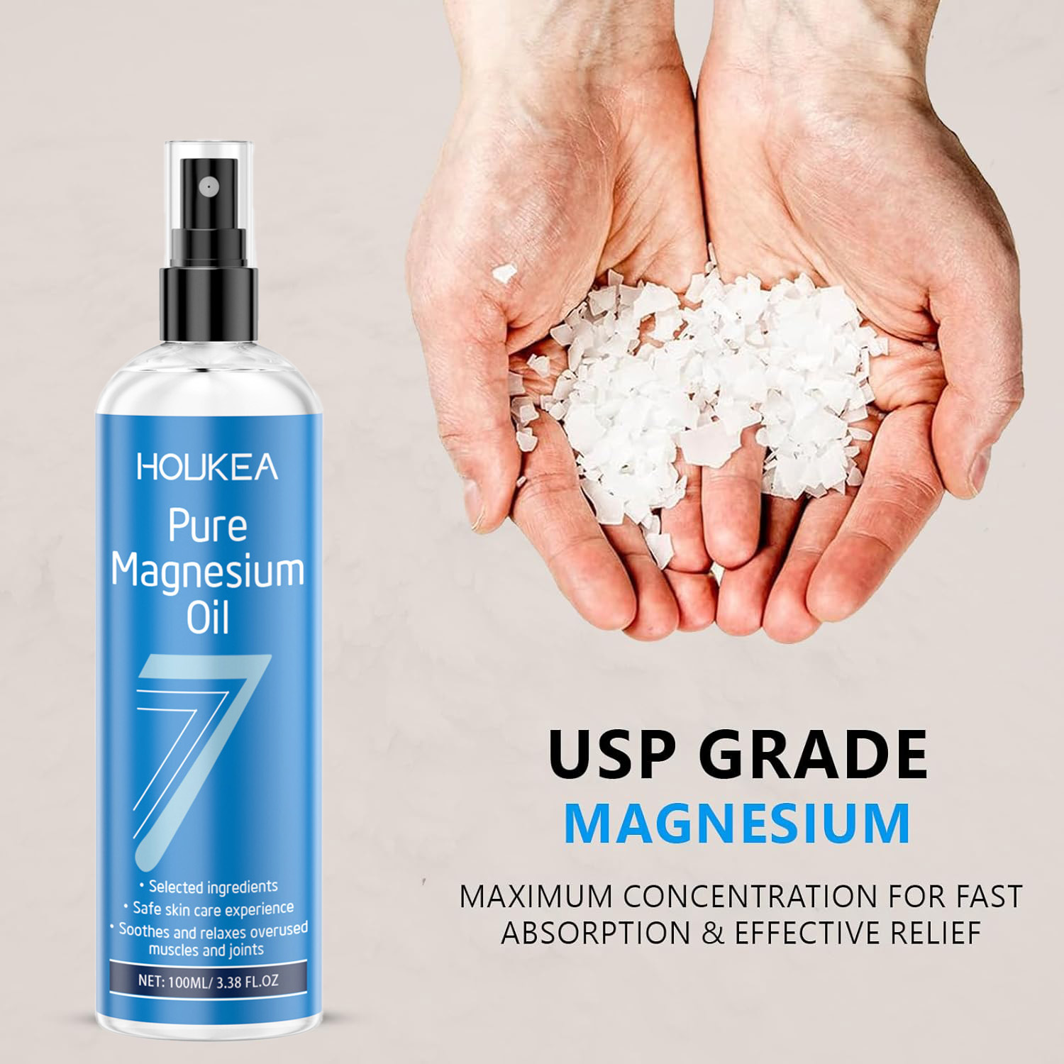 Spray de Óleo de Magnésio Puro - Bath Salts Magnesium avaliação e preço