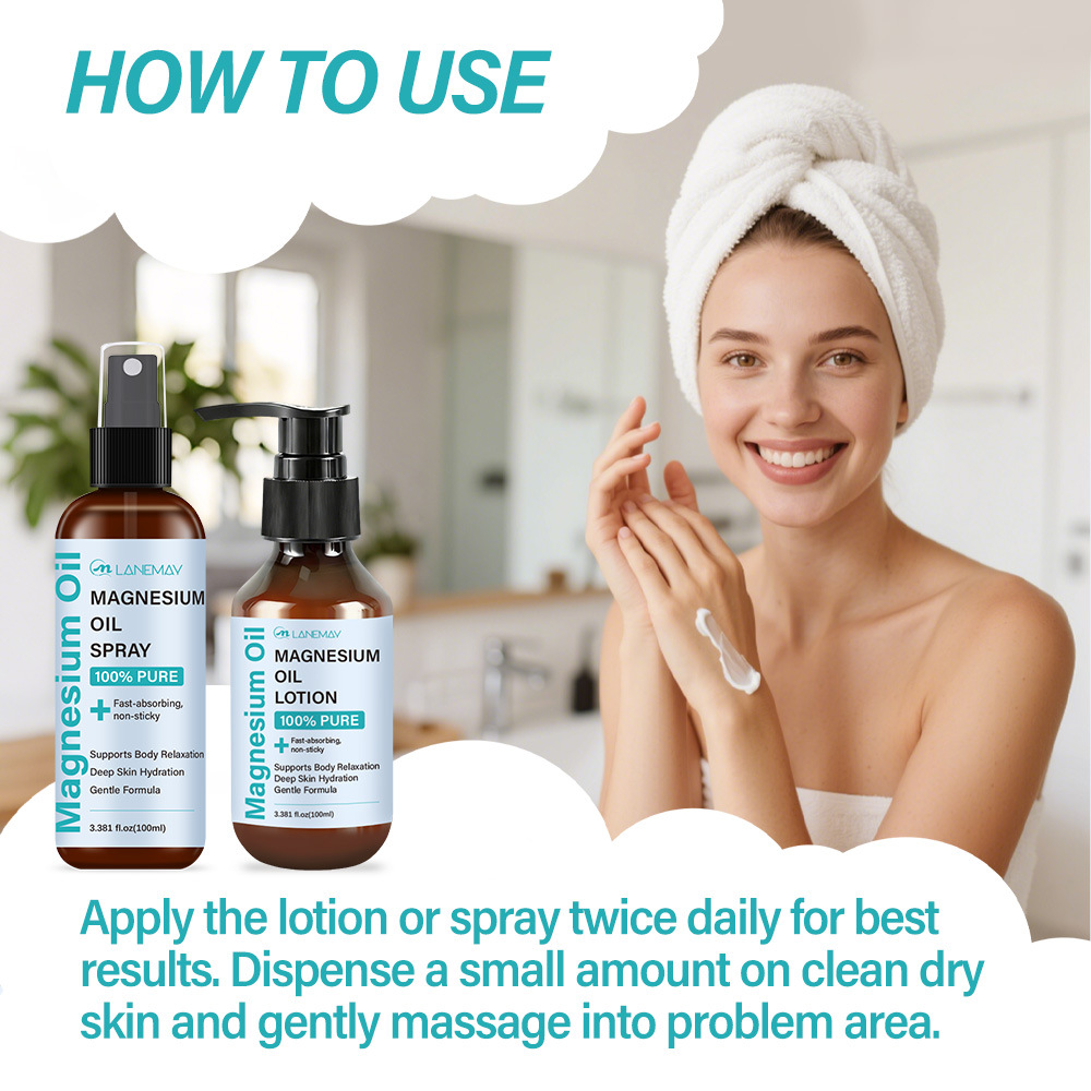 Conjunto de Spray e Loção de Ó - Bath Salts Magnesium avaliação e preço