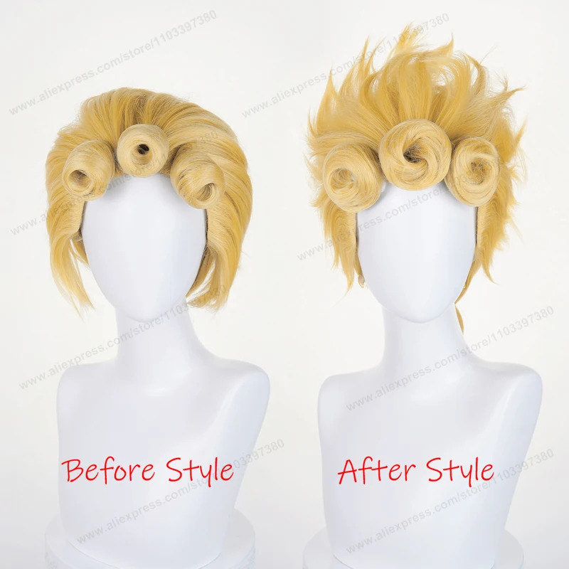 Giorno giovanna cosplay peruca - Resistance Tube Set avaliação e preço