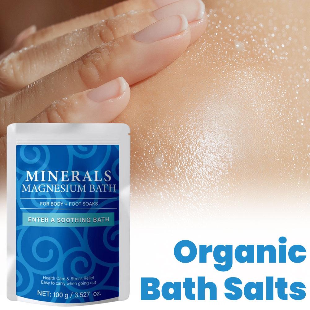 Sal de Banho Orgânico USDA de  - Bath Salts Magnesium avaliação e preço