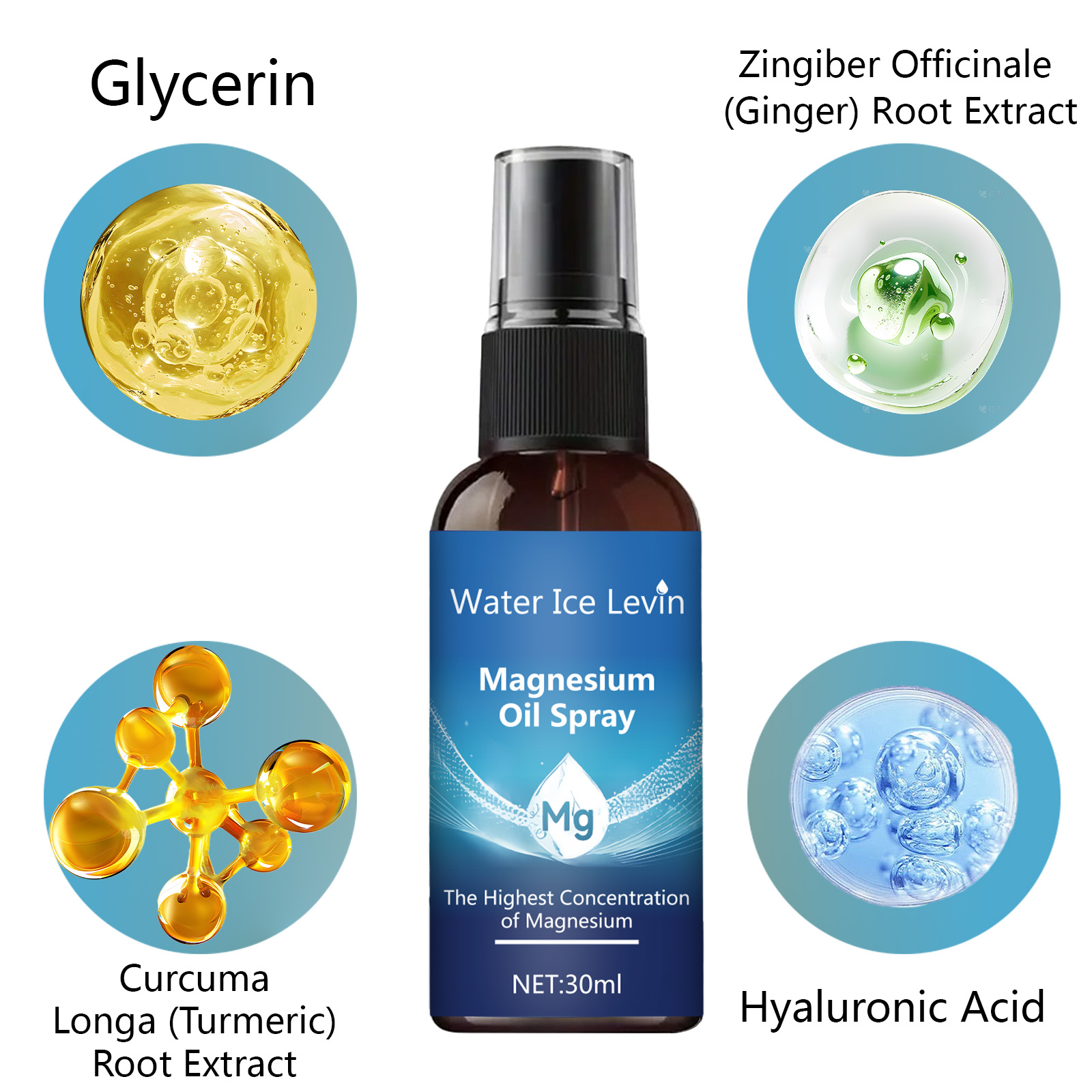 Óleo de magnésio spray rosto e - Bath Salts Magnesium avaliação e preço