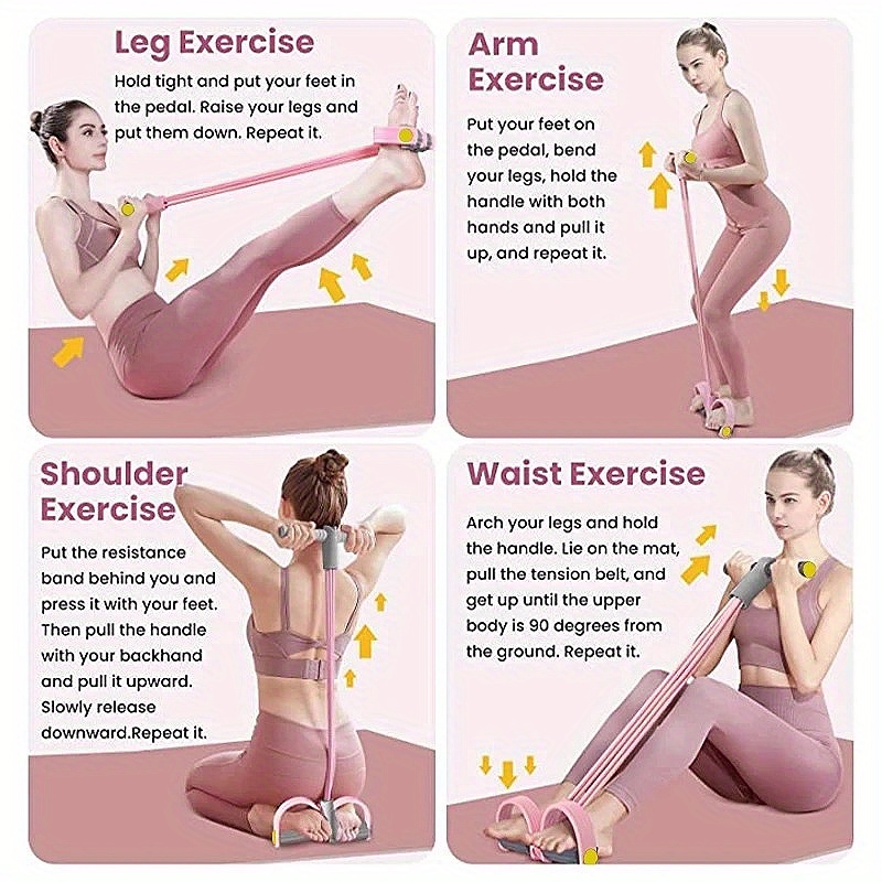Conjunto de Faixas de Resistên - Resistance Tube Set avaliação e preço
