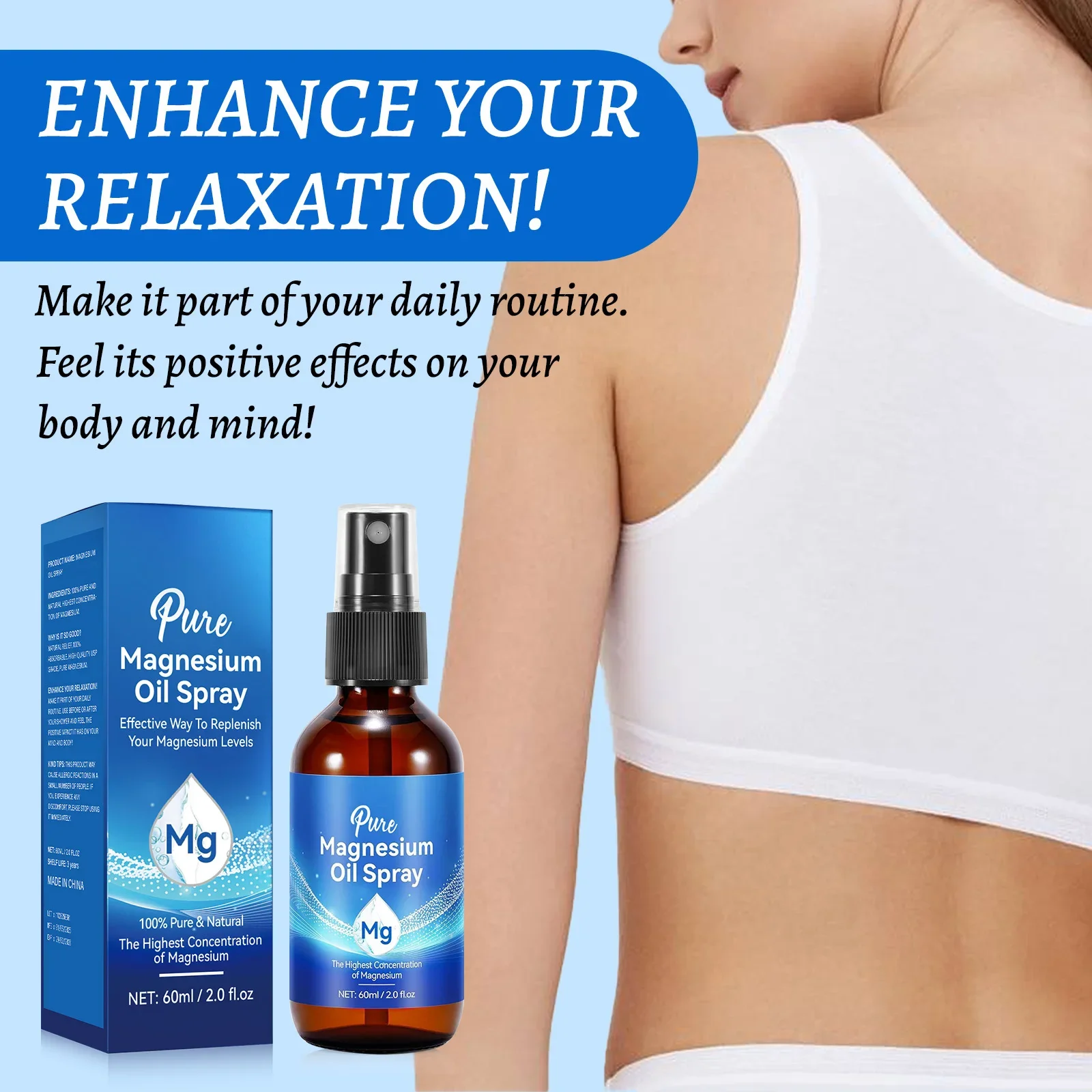 Spray de Óleo Corporal de Magn - Bath Salts Magnesium avaliação e preço