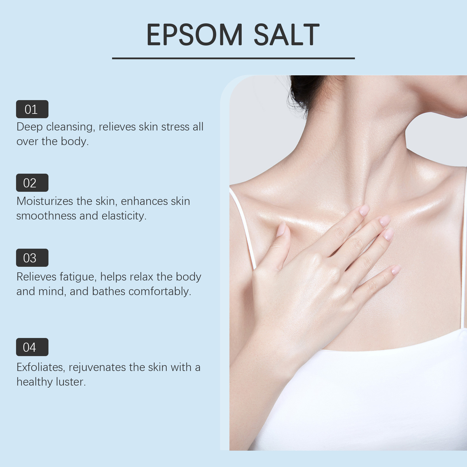 Epsom sal sulfato de magnésio  - Bath Salts Magnesium avaliação e preço
